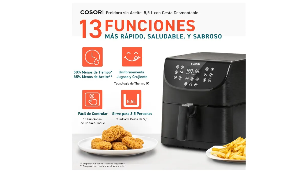 Freidora de aire Cosori
