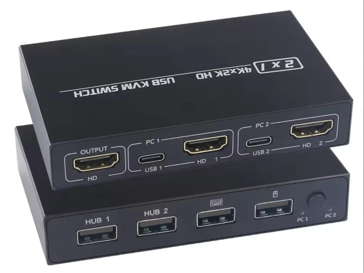 kvm 2 ordenadores